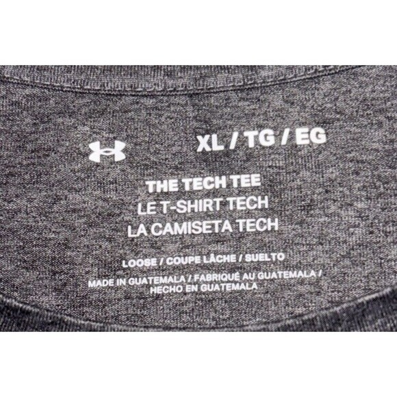 UNDER ARMOUR Tech 2.0 Short Sleeve Tee Men's Sz XL Gray #1326413. - Picture 3 of 5